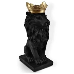 Dekoratif Aslan Heykeli Biblo (35x19cm)  - 2