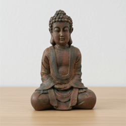 Dekoratif Buda Heykeli Biblo (22x15cm) - 10