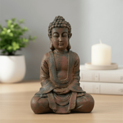 Dekoratif Buda Heykeli Biblo (22x15cm) - 11
