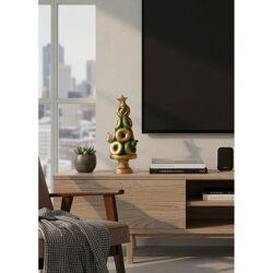 Dekoratif Donut Ağacı Biblo Heykeli (31x12 cm) - 2