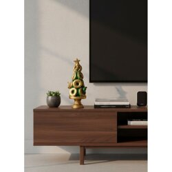 Dekoratif Donut Ağacı Biblo Heykeli (31x12 cm) - 3