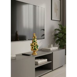 Dekoratif Donut Ağacı Biblo Heykeli (31x12 cm) - 4