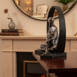 Dekoratif Sevgili Aşk Çifti Biblo 32 cm - 3