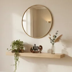 Dekoratif Vav ve Allah Motifli Dekorasyon Obje (25x23cm) - 4