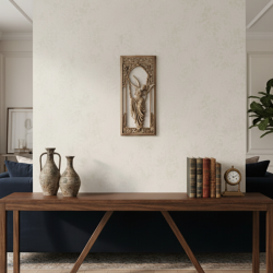 Melekli Dekoratif Duvar Panosu ve Tablosu 45x21 cm - 2